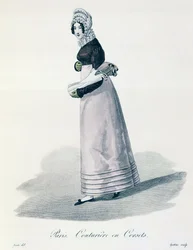 Pariser Korsettmacher, um 1830